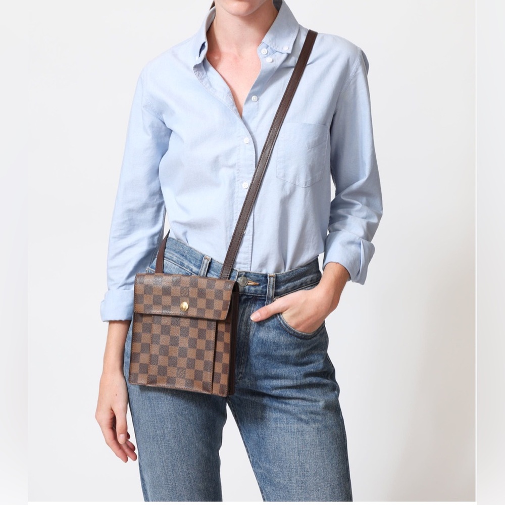 AUTHENTIC🟤 LOUIS VUITTON DAMIER EBENE PIMLICO🟤GENDERLESS